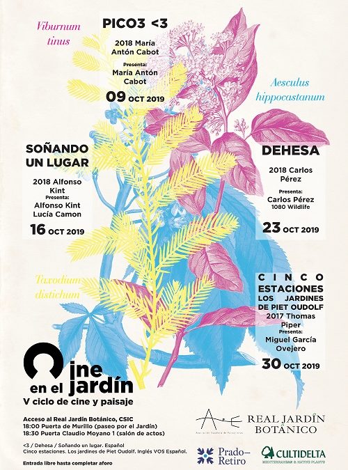 V Edición Ciclo «Cine en el Jardín» RJBM-AEP