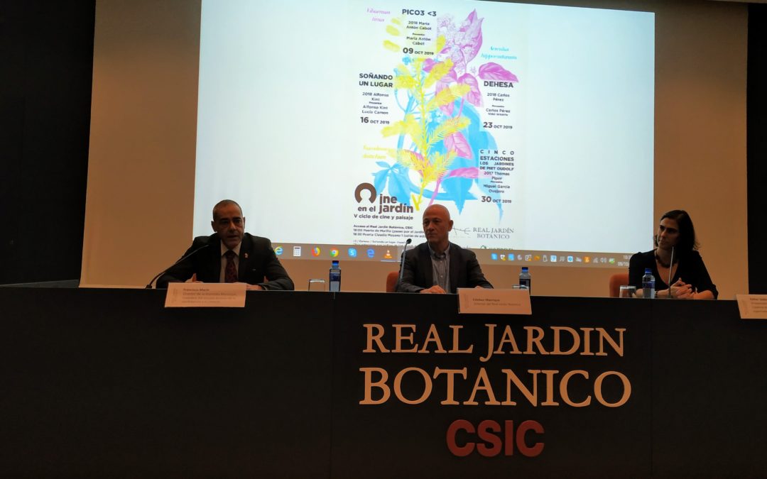 Acto de Presentación del V Ciclo «Cine y Paisaje» en el RJBM