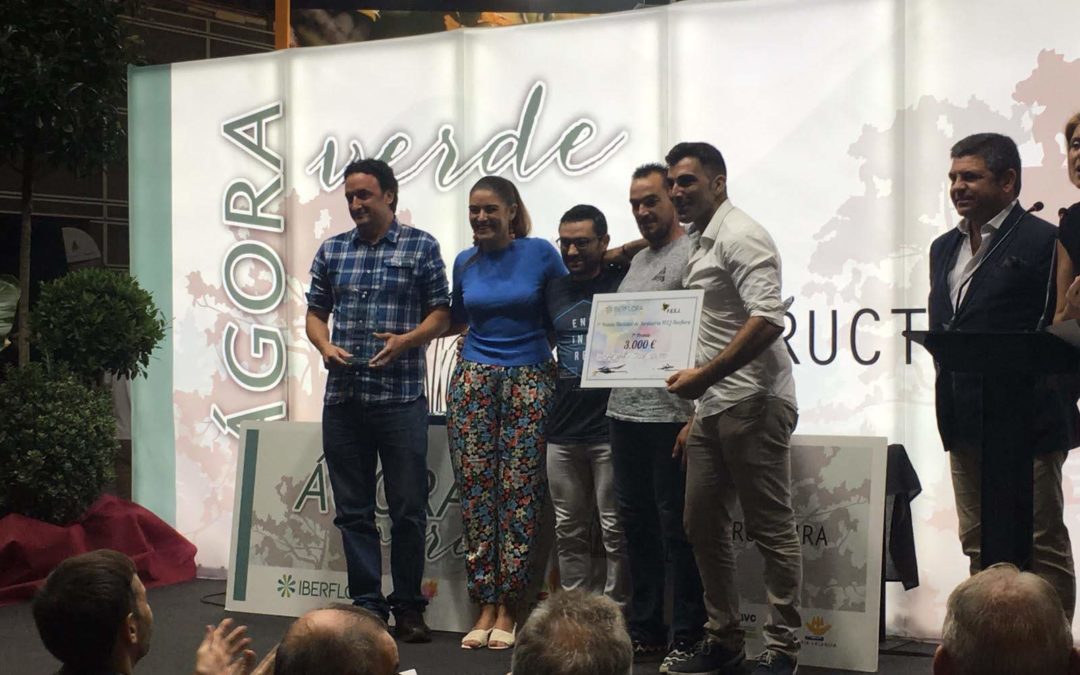 José Souto, Socio Profesional AEP, 1er Premio del Concurso Nacional de Jardinería FEEJ- Iberflora