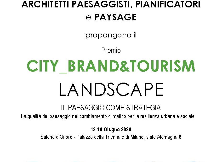 Premio Internacional de Diseño «CITY_BRAND & TOURISM LANDSCAPE»