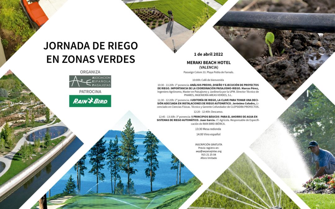 Jornada de Riego en Zonas Verdes- AEP – Rain Bird