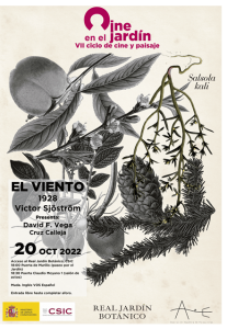 VII Clclo "Cine en el Jardín"- Proyección de la película: El viento