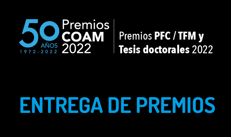 Ceremonia de entrega «Premios COAM 2022-50 Aniversario»