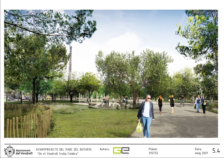 Concurso de proyectos de arquitectura -urbanización de la zona verde del Parc del Botafoc