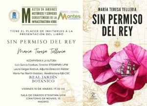 Presentación Libro "Sin permiso del rey"- Mª Teresa Tellería