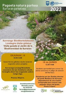 Visita guiada- Jardín de la Biodiversidad de Iturraran