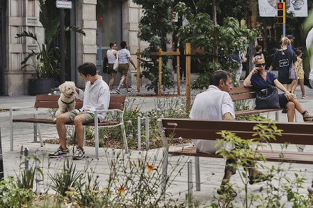 Los ejes verdes evolucionan el imaginario urbano de Barcelona-Urbidermis