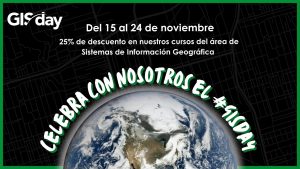 ISM-25% de descuento en todos los cursos del Área de Sistemas de Información Geográfica