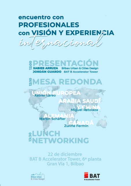 Jornada Bilbao Urban «Encuentro con profesionales con visión y experiencia internacional” 