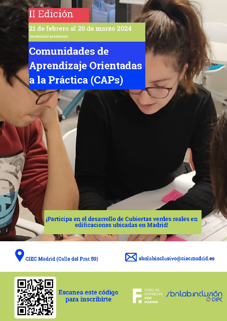 II Edición Curso “Comunidades de Aprendizaje Ciudadana (CAPS`s) de Cubiertas Verdes»,