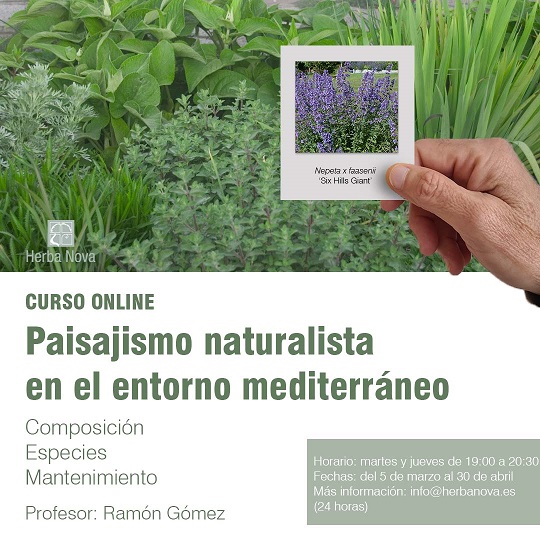 Curso «Paisajismo naturalista en el entorno Mediterráneo» José Ramón Gómez