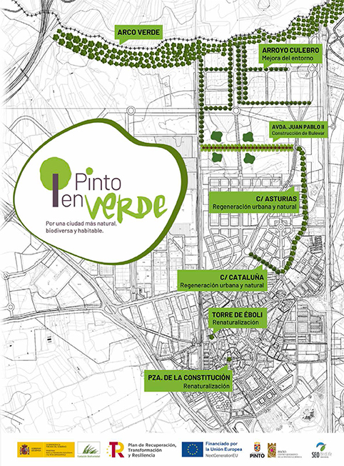 Concurso de Proyectos- «Pinto en verde»-Regeneración urbana y natural