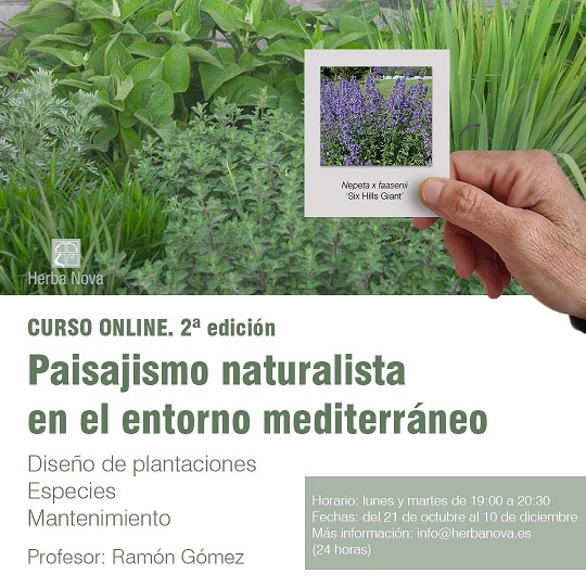 2ª Edición «Paisajismo naturalista en el entorno Mediterráneo» Descuento Socios AEP