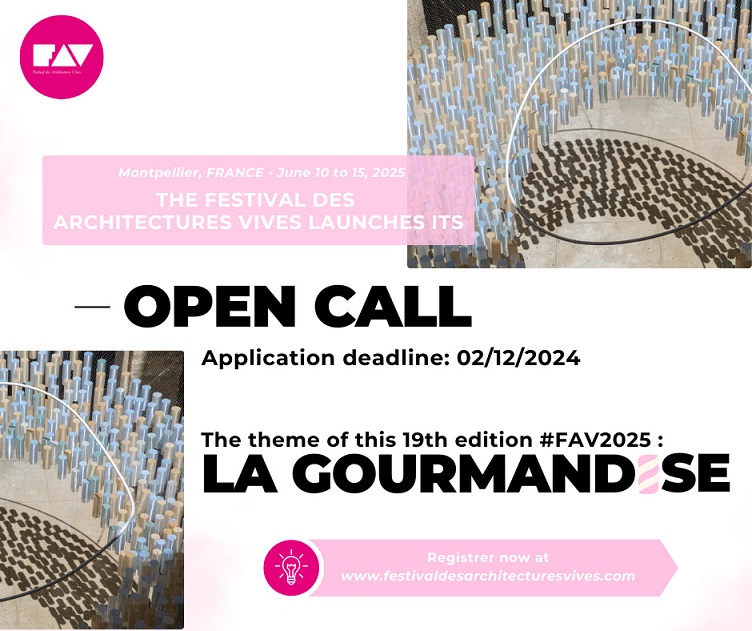 Convocatoria de Solicitudes «Festival des Architectures Vives 2025»