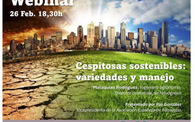 Inscríbete al Webinar Novogreen-AEP“Cespitosas sostenibles: variedades y manejo”