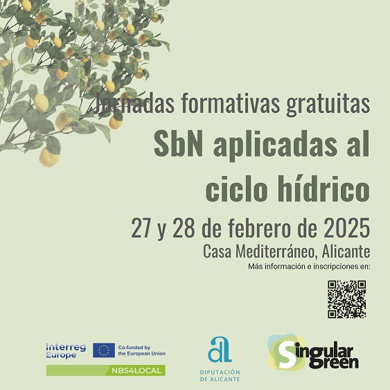 Jornadas Formativas gratuitas «SbN Aplicadas al Ciclo Hídrico» Presencial y online