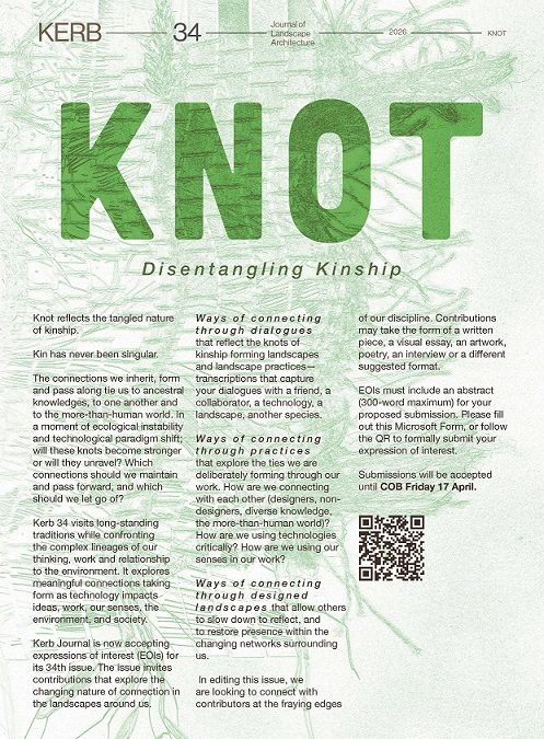 Contribuciones Revista KERB 34- Tema: KNOT. Desenredando el parentesco