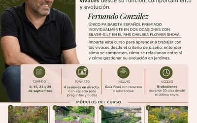 Curso Academia del Paisaje «Introducción a las Vivaces» Descuento Socios AEP